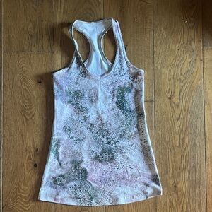 Lululemon Athletica Marble Tank Top - Green and Pink